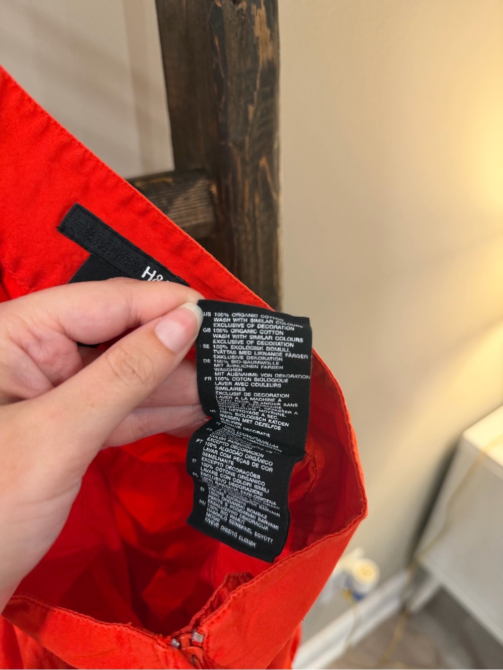H&M Red Ruffle Skirt - Picture 7 of 7